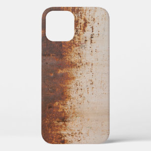 Peeling paint, rusty wall texture. iPhone 12 case