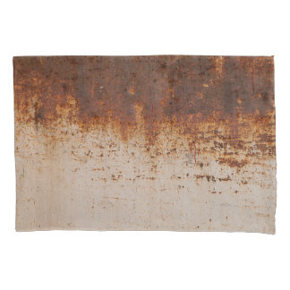 Peeling paint, rusty wall texture. pillowcase