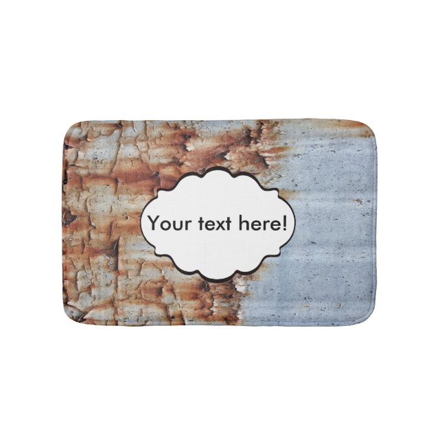 Peeling paint texture bath mat (Front)
