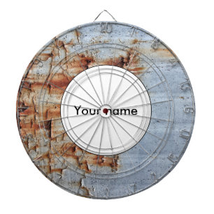 Peeling paint texture dartboard