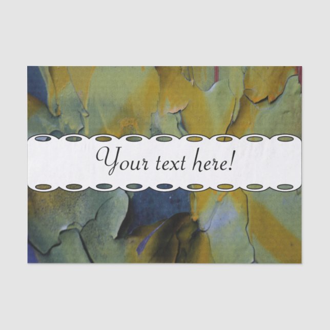 Peeling paint tissue paper (Front)