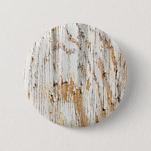 Peeling White Paint Abstract 2 Inch Round Button