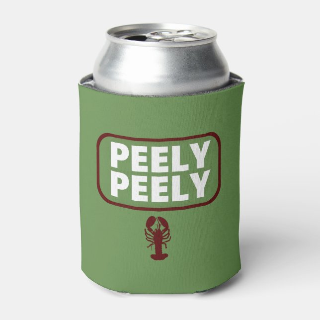 Peely Peely Funny Crawfish Lovers Beer Can Holder Can Cooler (Can Front)