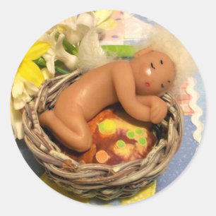 Peep Classic Round Sticker