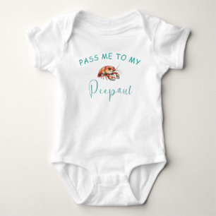 Peepaw Crawfish Baby Shirt