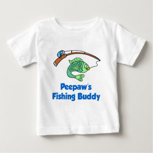 Peepaw's Fishing Buddy Baby T-Shirt
