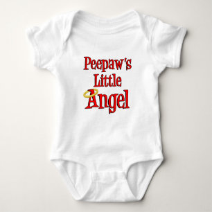 Peepaw's Little Angel Baby Bodysuit