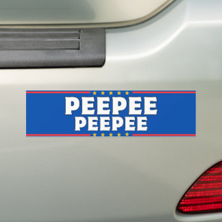 PeePee PooPoo 2024 Bumper Sticker Sticker