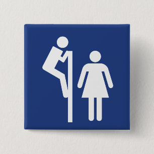 Peeper 2 Inch Square Button