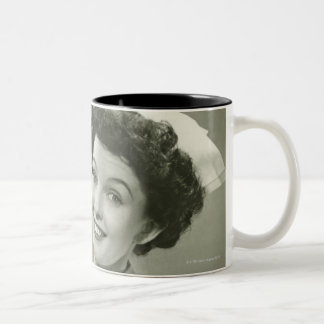 Peeping Nurse Two-Tone Coffee Mug