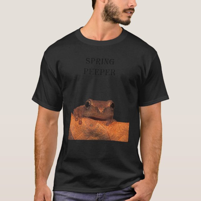 Peeping Spring Peeper T-Shirt (Front)