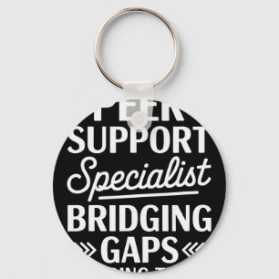 Peer Coach Building Trust, Peer Support Specialist Keychain