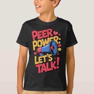 Peer Power Mental Health Advocate Recovery Peer Su T-Shirt