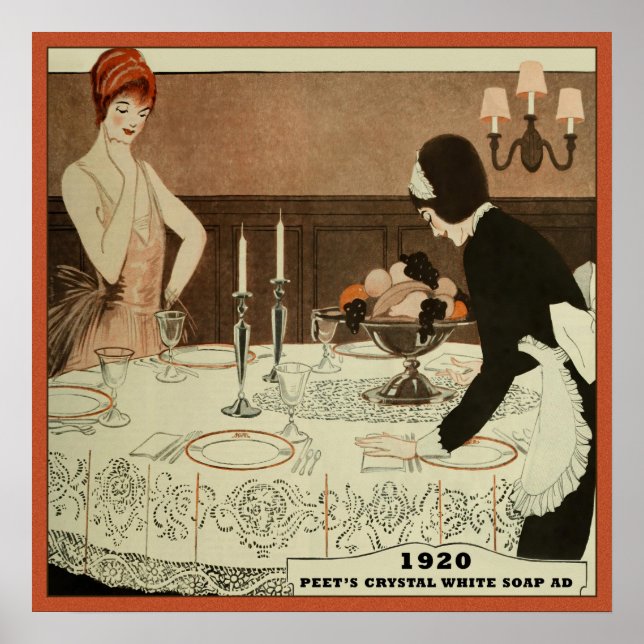 Peet's Crystal White Laundry Soap Poster (Front)