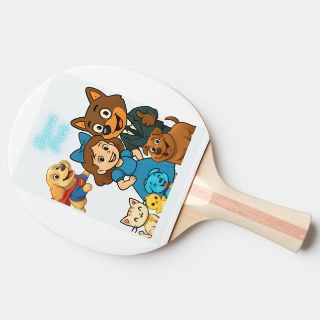 Peets Team Ping Pong Paddle (Back Side)