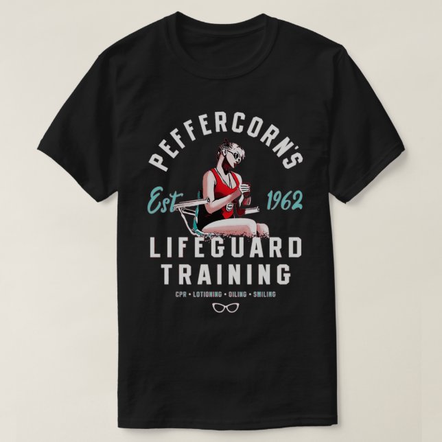 Peffercorn Lifeguard Training 1962 T-Shirt (Design Front)
