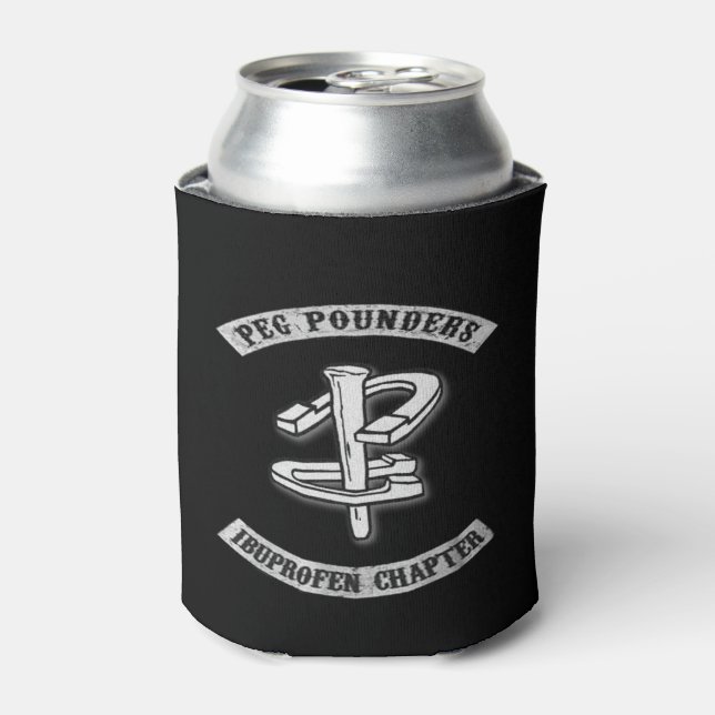 Peg Pounders Can Cooler (Can Front)