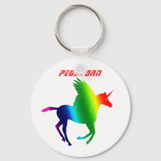 " PEGACORN " KEYCHAIN