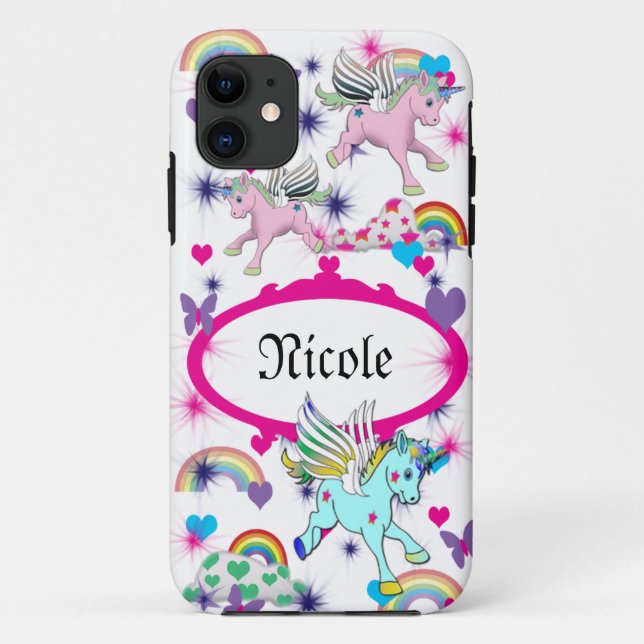 Pegacorn Love Case-Mate iPhone Case (Back)