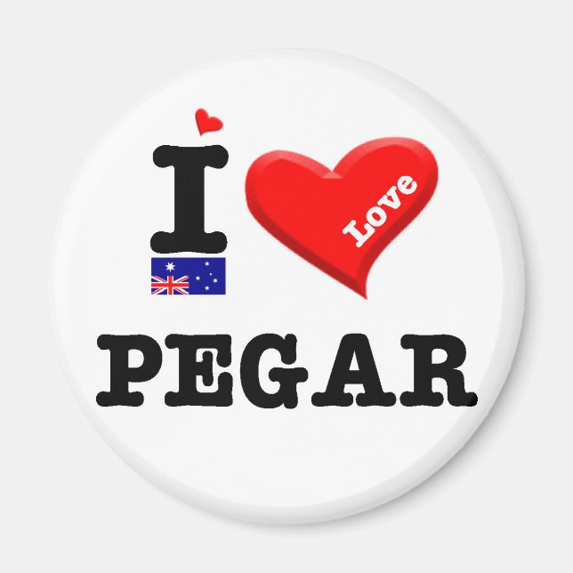 PEGAR - I Love Magnet (Front)