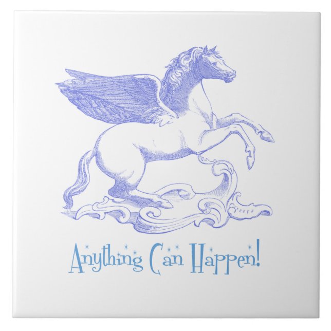 Pegasus "Anything Can Happen!" Tile (Front)