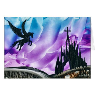 Pegasus au-dessus des ruines
