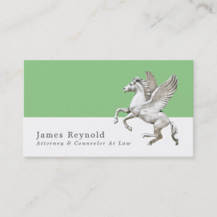 Pegasus, Carte de visite juridique