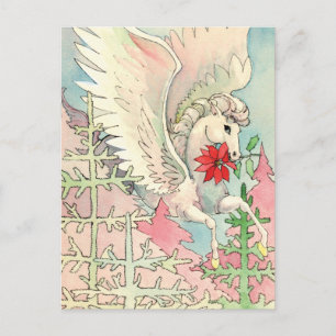 Pegasus Christmas Holiday Postcard