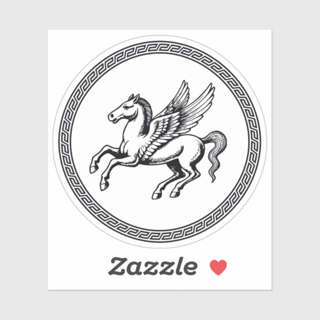 Pegasus Custom-Cut Vinyl Sticker (Sheet)