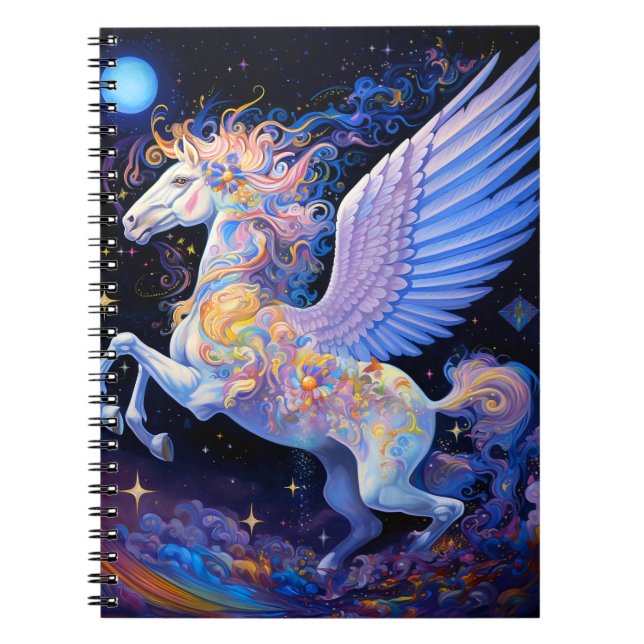 Pegasus Fantasy Art Notebook (Front)
