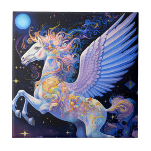 Pegasus Fantasy Art Tile
