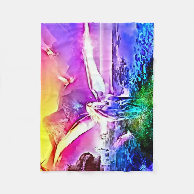 Pegasus Fleece Blanket (Front)