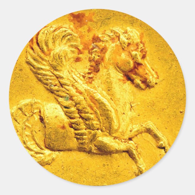 Pegasus Gold Coin Award Stickers (Front)