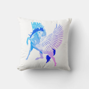 Pegasus Greek Mythology Winged Horse Throw Pillow