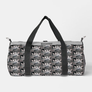 Pegasus Horses Full Moon Sky Personalized Duffle Bag