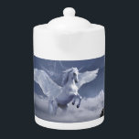 Pegasus in flight<br><div class="desc">Pegasus in flight against a cloudy sky. 100% Customization. Click on the CUSTOMIZE button to add, move, delete, resize or change any of the fonts or graphics.</div>