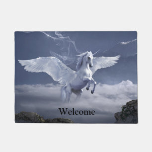 Pegasus in flight  doormat