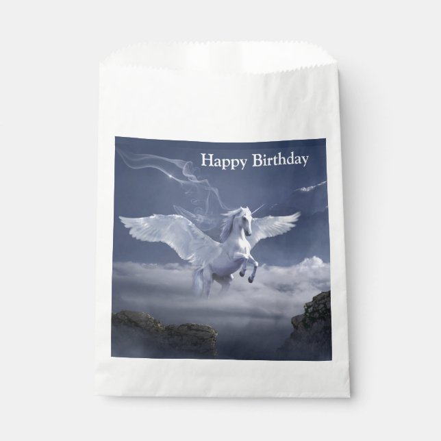 Pegasus in flight   favour bag (Front)