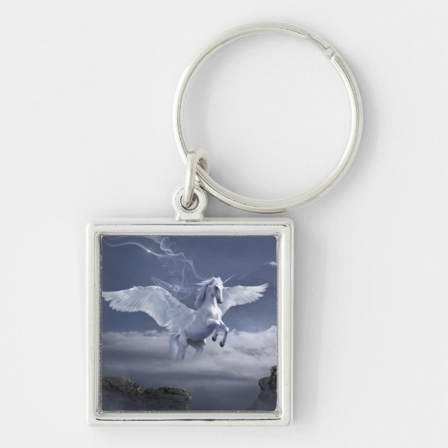 Pegasus in flight       keychain (Front)