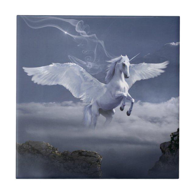 Pegasus in flight     tile (Front)