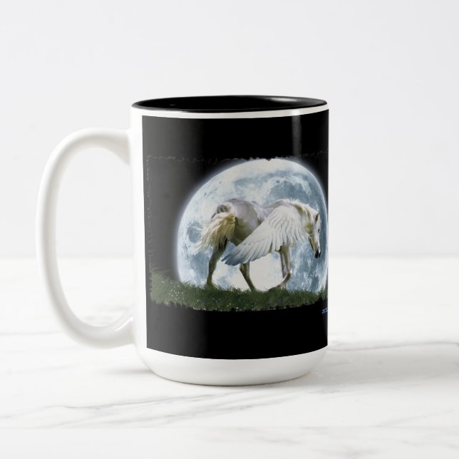 Pegasus & Moon Imaginaire Art Boire Mug (Gauche)