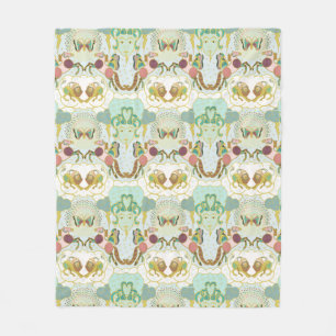 Pegasus Mythomorphosis With Medusa and Chimera Fleece Blanket