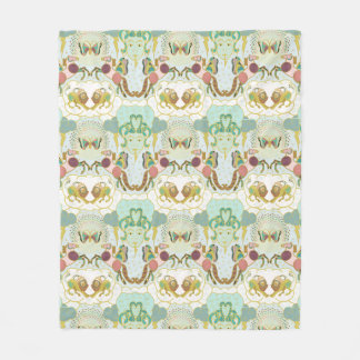 Pegasus Mythomorphosis With Medusa and Chimera Fleece Blanket