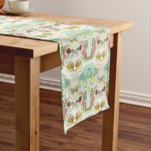Pegasus Mythomorphosis With Medusa and Chimera Short Table Runner