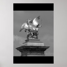 Pegasus Pont Alexandre statue sculpture Paris Pont
