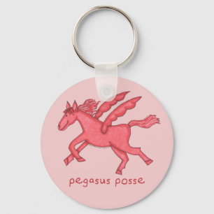 Pegasus Posse Keychain