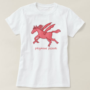 Pegasus Posse (Various Styles) Women's White T-Shirt