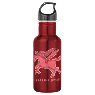 Pegasus Posse Water Bottle (Red)