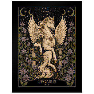 Pegasus, Starlit Tarot Art Postcard