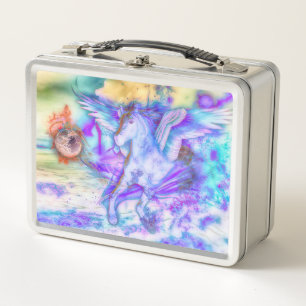 PEGASUS THE DEVINE HORSE METAL LUNCH BOX